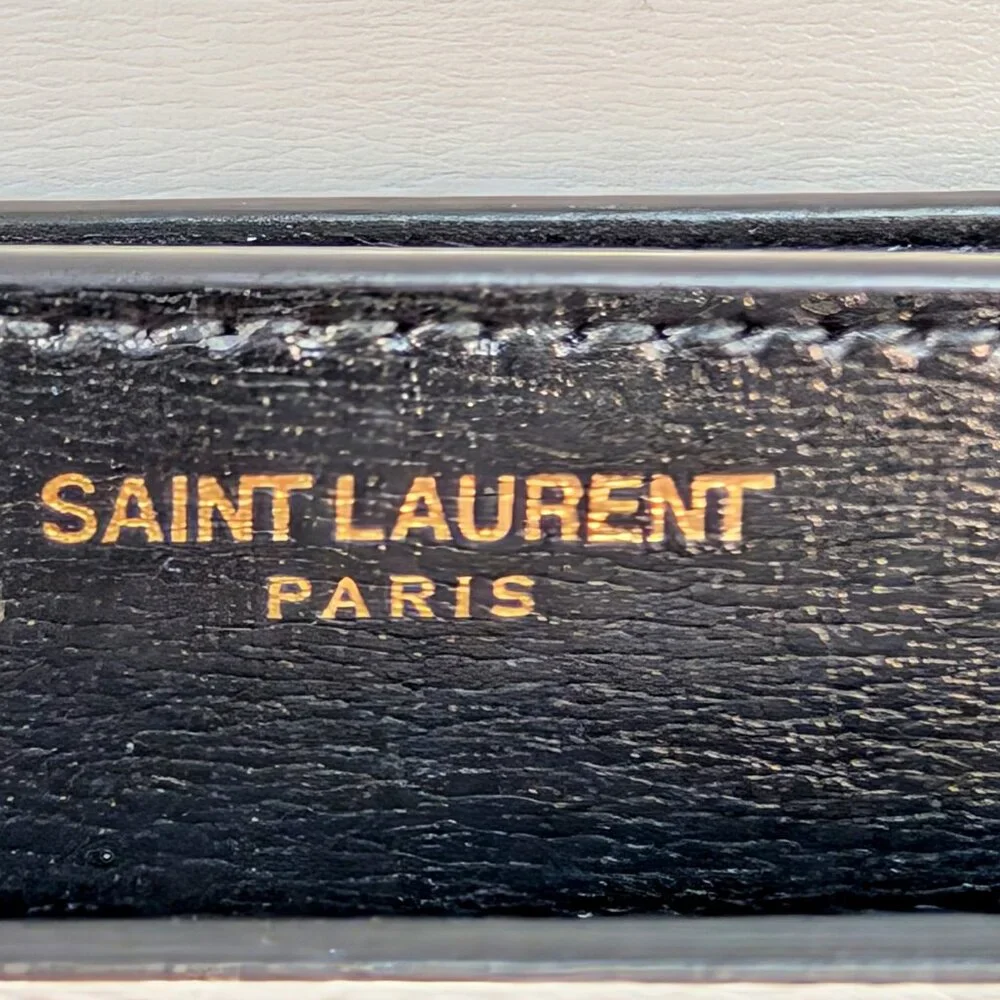 Yves Saint Laurent Sunset Black and White Shoulder Bag - Picture 10 of 16